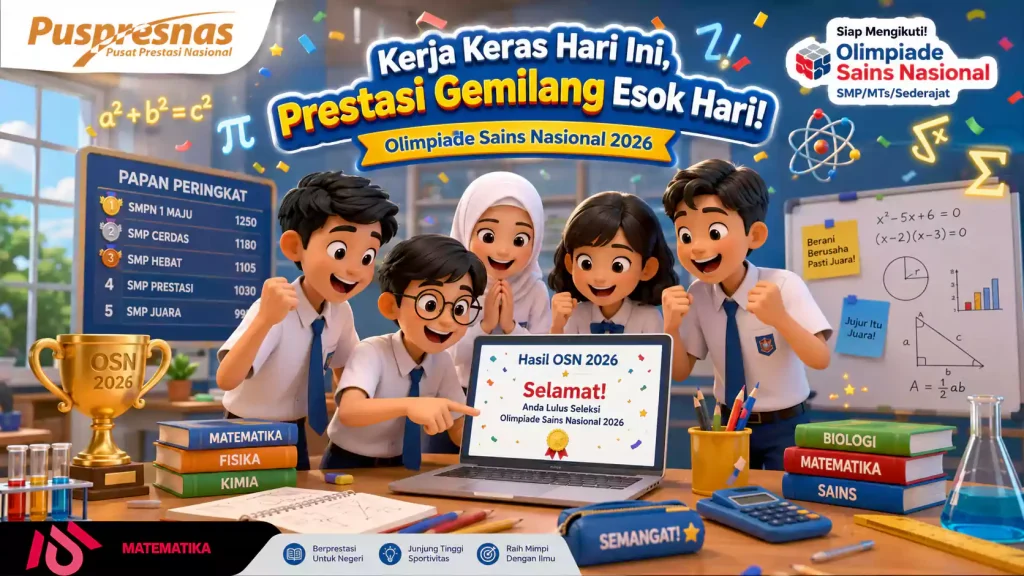 Hasil OSN-K 2026 dan aturan lolos OSN-P